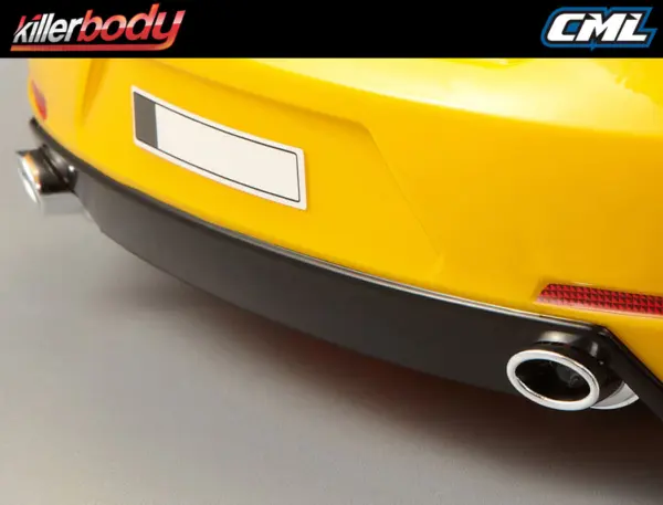 Killerbody Chrome Type a Oval Exhaust Pipe W/O Led