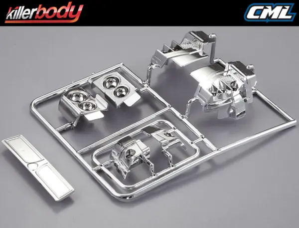 Killerbody Chromed Plastic Parts Set (Lancia Delta Hf Integrale)