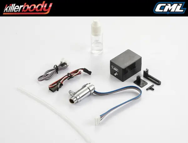 Killerbody Smoky Exhaust Pipe W/Led Unit Set for 1/10 Rc Car