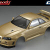 Killerbody Nissan Skyline R34 195mm Finished Body-Gold - Image 4