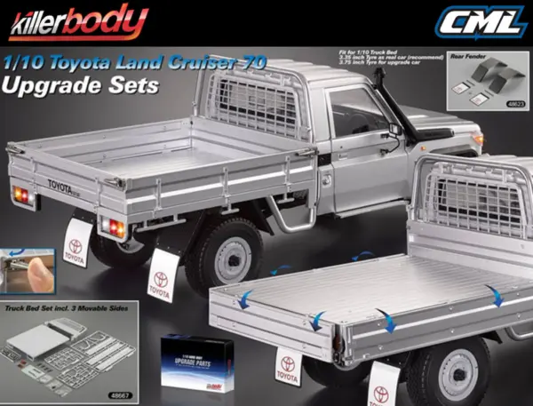 Killerbody Truck Bed Set for Land Cruiser Lc70 (Movable Sides)