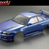 Killerbody Nissan Skyline R34 195mm Finished Body-Blue - Image 3