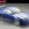 Killerbody Nissan Skyline R34 195mm Finished Body-Blue - Image 5