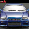Killerbody Nissan Skyline R34 195mm Finished Body-Blue - Image 9