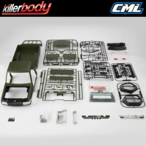 Killerbody Matte Green Toyota Land Cruiser 70 Hardbody Kit (Trx-4)