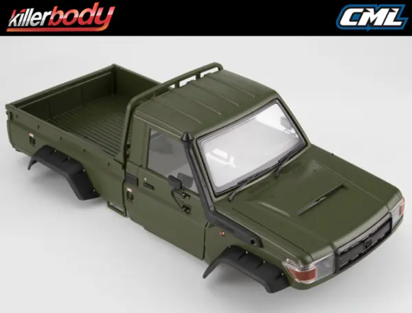Killerbody Matte Green Toyota Land Cruiser 70 Hardbody Kit (Trx-4)