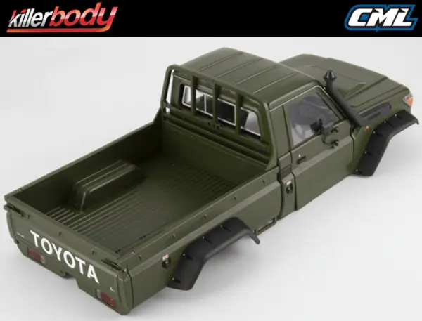 Killerbody Matte Green Toyota Land Cruiser 70 Hardbody Kit (Trx-4)