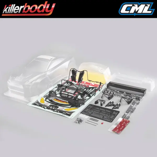 Killerbody B-Max NDDP Gt-R (Nismo Gt3) Clear Body Set