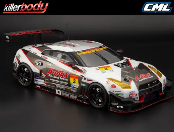 Killerbody B-Max NDDP Gt-R (Nismo Gt3) Clear Body Set