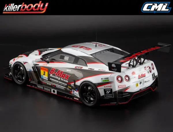Killerbody B-Max NDDP Gt-R (Nismo Gt3) Clear Body Set