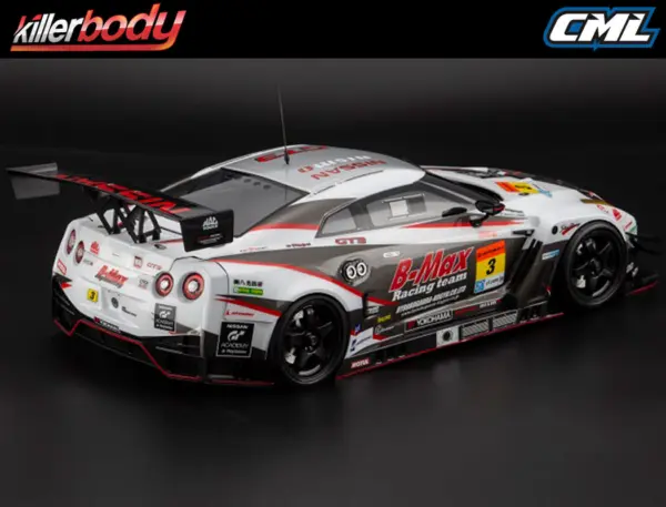 Killerbody B-Max NDDP Gt-R (Nismo Gt3) Clear Body Set