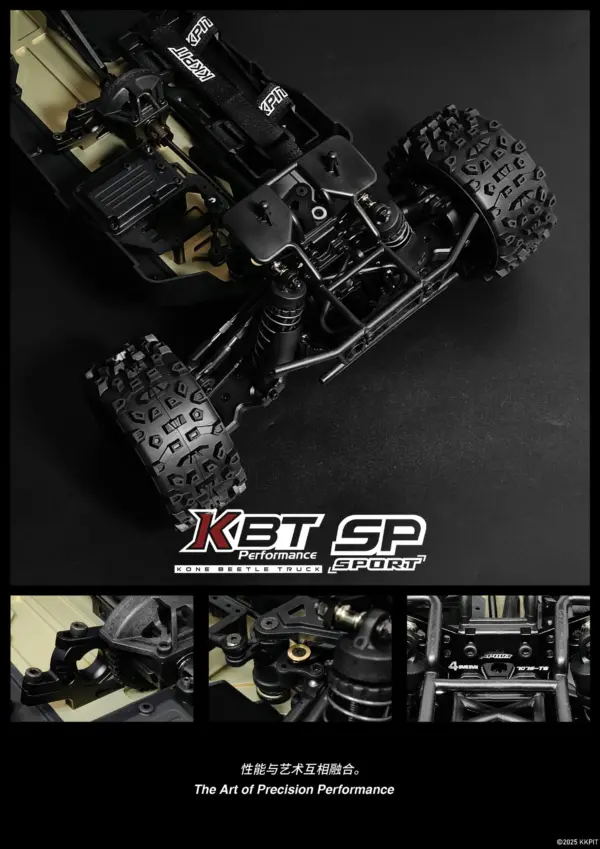 KKPIT KBT SP 1/8 Desert Truck – Deep Blue Remastered Edition RTR bundle version