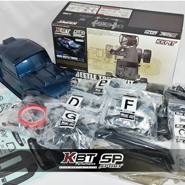 KKPIT KBT SP 1/8 Desert Truck – Deep Blue Remastered Edition RTR bundle version