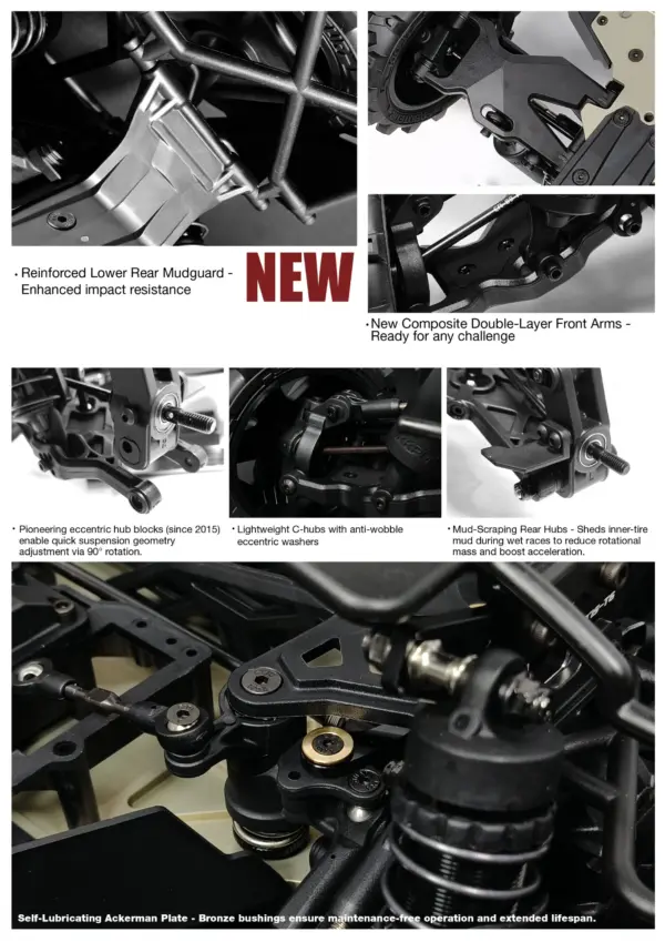 KKPIT KBT SP 1/8 Desert Truck – Deep Blue Remastered Edition RTR bundle version