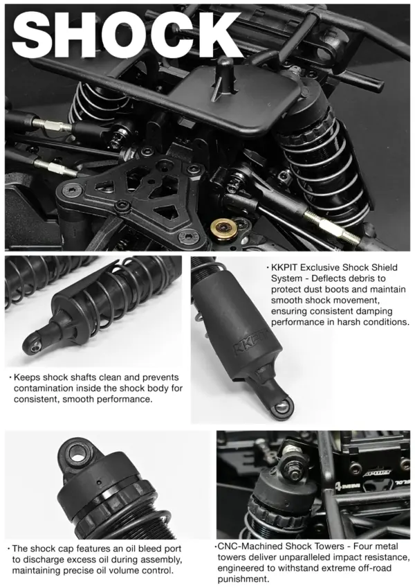 KKPIT KBT SP 1/8 Desert Truck – Deep Blue Remastered Edition RTR bundle version