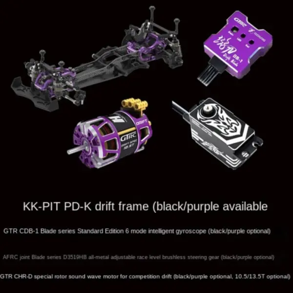 KKPIT PD-K PDK 1/10 Rear-Drive RC Drift Frame (Chassis Kit)