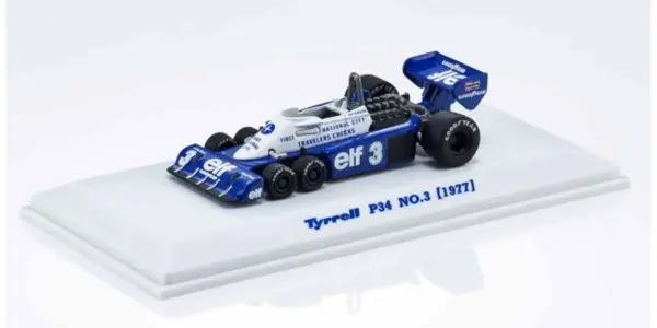 Kyosho 1:64 Die Cast Collection Tyrrell P34 1977 No.3