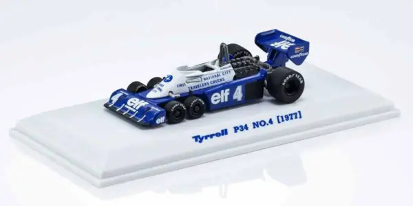 Kyosho 1:64 Die Cast Collection Tyrrell P34 1977 No.4