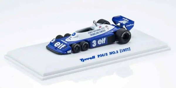 Kyosho 1:64 Die Cast Collection Tyrrell P34/2 1977 No.3
