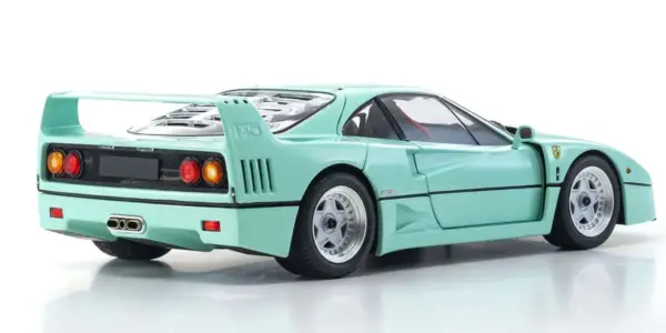 Kyosho 1:18 Ferrari F40 Mint Green 1987 Die-Cast Collection