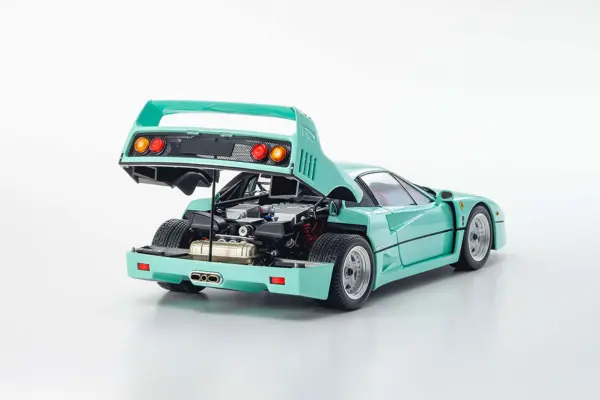 Kyosho 1:18 Ferrari F40 Mint Green 1987 Die-Cast Collection