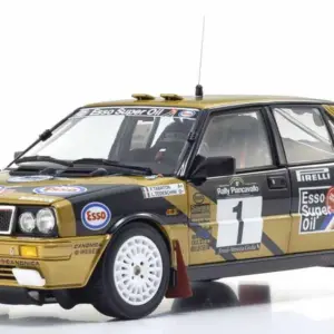 Kyosho 1:18 Lancia Delta HF 4WD Rally Piancavallo 1987 Esso Nr.1