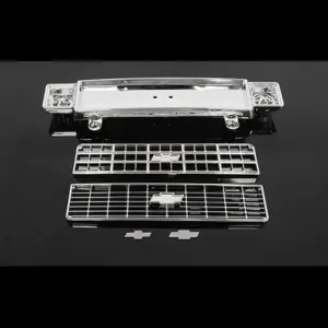 Rc4wd Chevrolet Blazer & K10 Chrome Front Grill W/Optional I