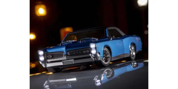 Kyosho Fazer MK2 (L) Pontiac GTO 1967 Tyrol Blue 1:10 Readyset