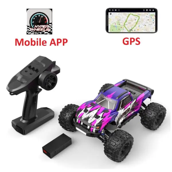 MJX Hyper Go H16H 1:16th Scale Truck with GPS Speedometer + Mobile App