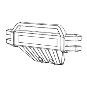 MJX Hyper Go 10208 Front Bumper With Led Lights - Part Number 10100