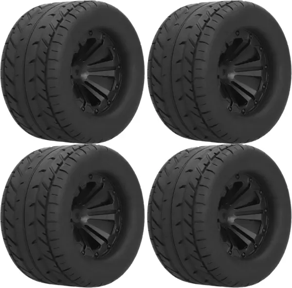 MJX Hyper Go 10208 on-Road Wheels & Tyres (Pre-Glued)