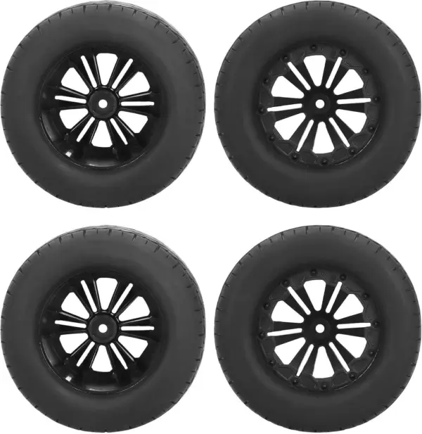 MJX Hyper Go 10208 on-Road Wheels & Tyres (Pre-Glued)