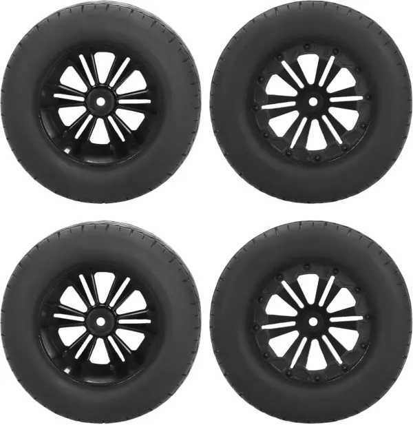 MJX Hyper Go 10208 on-Road Wheels & Tyres (Pre-Glued)