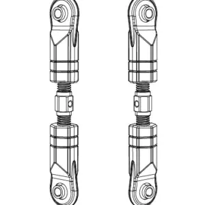 MJX Hyper Go 10208 V1 Steering Tie Rods 2 Pack - Part Number 10200