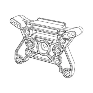 MJX Hyper Go 10208 V1 Front Shock Tower - Part Number 10270