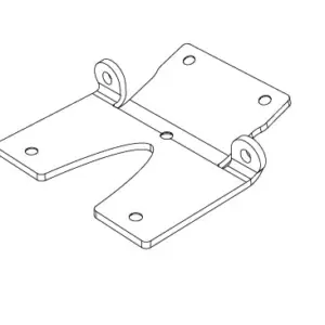 MJX Hyper Go 10208 V1 Front Chassis Brace - Part Number 1031f