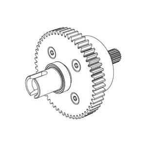 MJX Hyper Go 10208 V2 Central Differential - Part Number 10420c2
