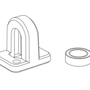 MJX Hyper Go 14209 14210 Spindle Support Frame - Part Number 1413q