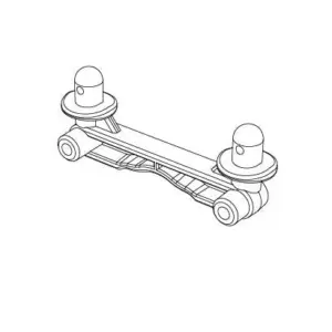 MJX Hyper Go 14210 Rear Body Mount - Part Number 14281c