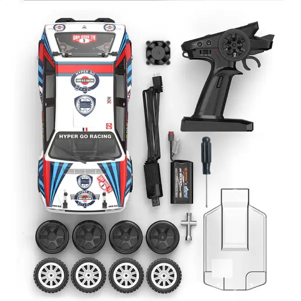 MJX Hyper Go 14304 67kph Brushless 1:14 Scale Drift Car Lancia Delta