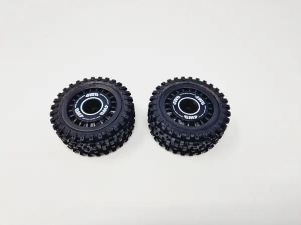 MJX Hyper Go Buggy 16207 Wheels With Tires (Glued) - Part Number 16300c