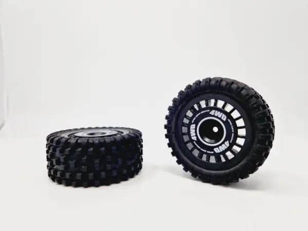 MJX Hyper Go Buggy 16207 Wheels With Tires (Glued) - Part Number 16300c