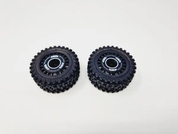 MJX Hyper Go Buggy 16207 Wheels With Tires (Glued) - Part Number 16300c