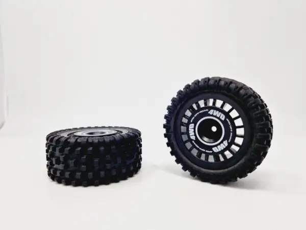 MJX Hyper Go Buggy 16207 Wheels With Tires (Glued) - Part Number 16300c