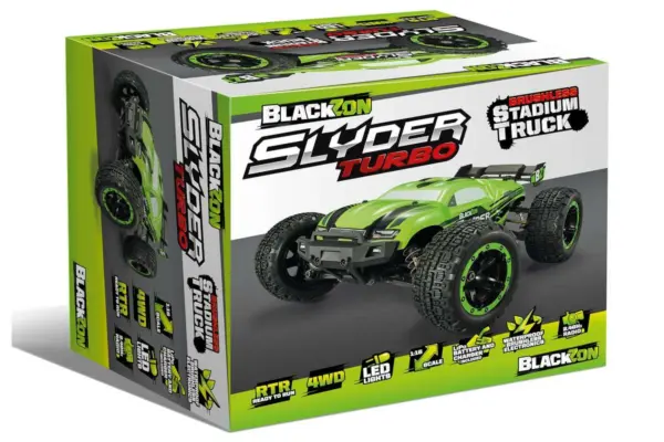 Blackzon Slyder St Turbo 1/16 4wd 2s Brushless - Green