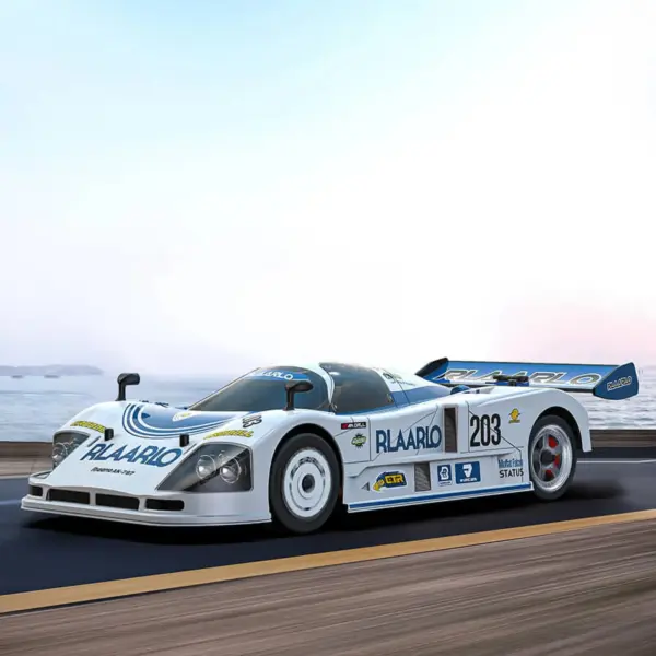 Rlaarlo Ak-787 Carbon Brushless 1:10 Scale Race Car - Blue (2s & 3s Lipo Version)