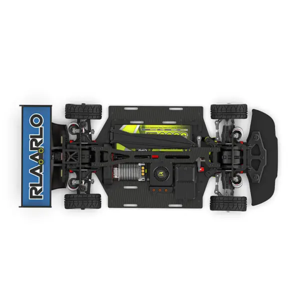 Rlaarlo Ak-787 Carbon Brushless 1:10 Scale Race Car - Blue (2s & 3s Lipo Version)