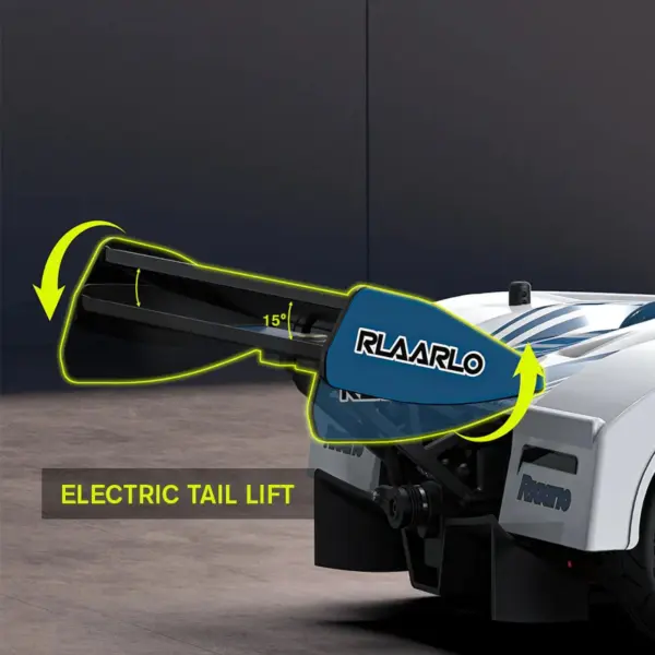 Rlaarlo Ak-787 Carbon Brushless 1:10 Scale Race Car - Orange (Dual Motor Version)