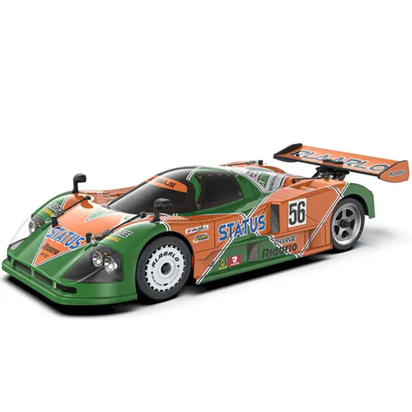 Rlaarlo Ak-787 Carbon Brushless 1:10 Scale Race Car - Orange (Dual Motor Version)