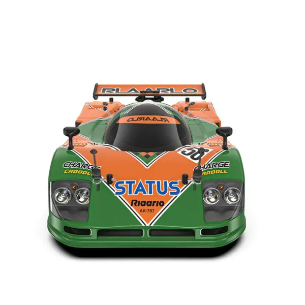 Rlaarlo Ak-787 Carbon Brushless 1:10 Scale Race Car - Orange (Dual Motor Version)
